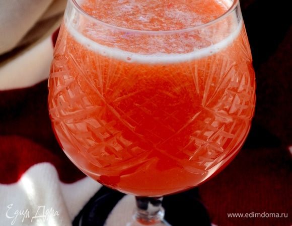 Морс из вишни и крыжовника