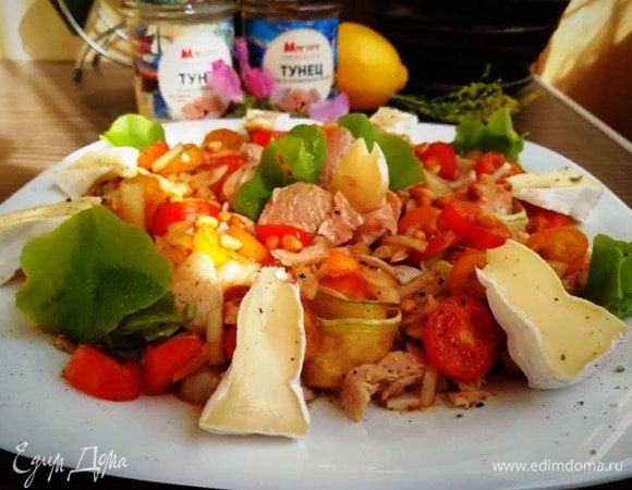 Пикантный салат с тунцом «Вдохновение» Пикантный салат с тунцом «Вдохновение»