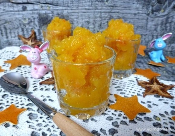 Морковно-апельсиновое сорбе Морковно-апельсиновое сорбе