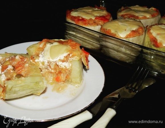 Овощные лукошки из кабачков Овощные лукошки из кабачков