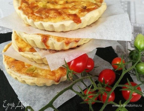 Пикантные сырные тортики 