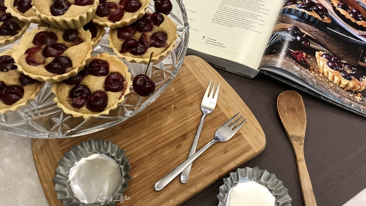 Тарталетки с черешней