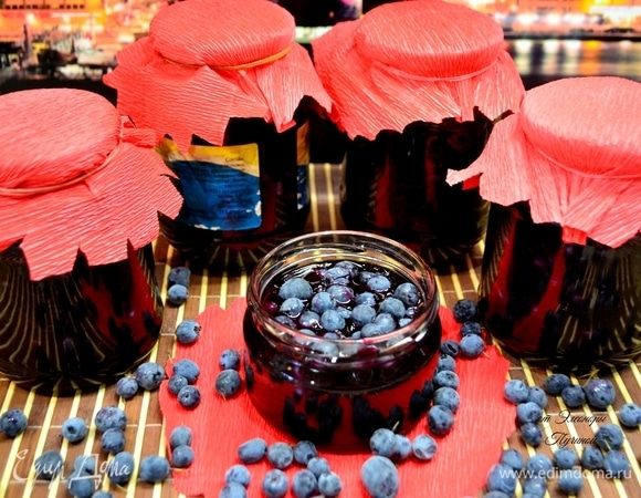 Голубика с сахаром на зиму Голубика с сахаром на зиму