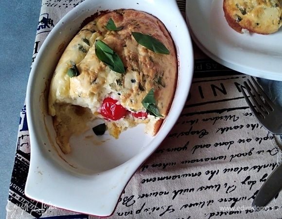 Запеканка с помидорами черри Запеканка с помидорами черри