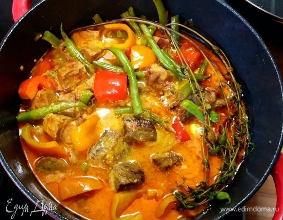 Жаркое со стручковой фасолью Жаркое со стручковой фасолью