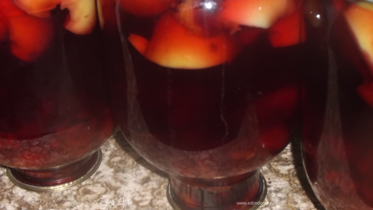 Компот сливово-яблочный