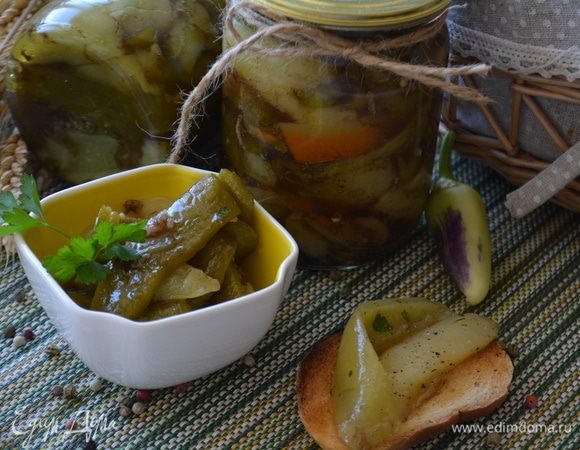 Печеный перец в ароматной заливке Печеный перец в ароматной заливке