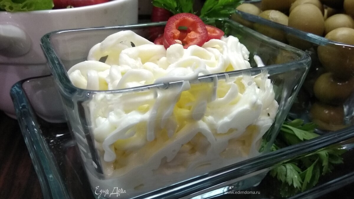 Домашний сыр страчателла