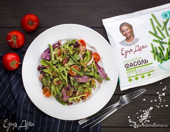 Салат с фасолью и тунцом Салат с фасолью и тунцом