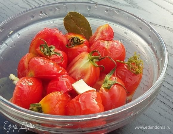 Быстро замаринованные помидорки Быстро замаринованные помидорки