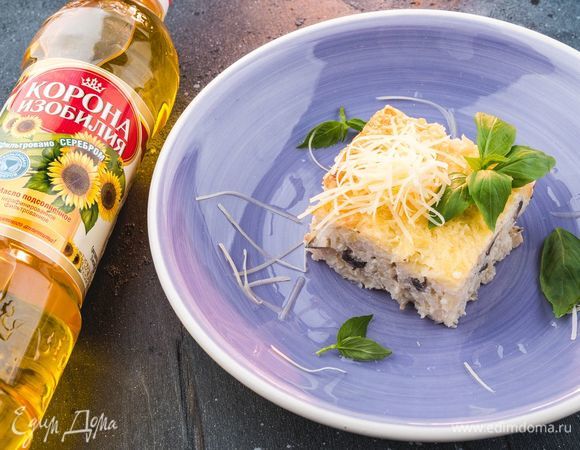 Рисовая запеканка с грибами Рисовая запеканка с грибами