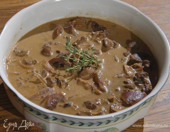 Телячьи почки по-строгановски