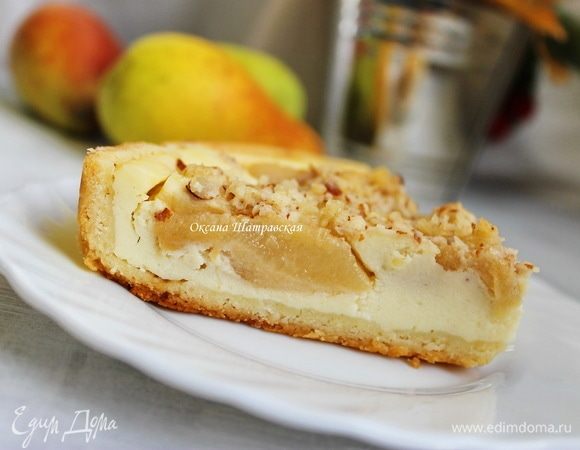 Тарт с грушей, рикоттой и фундуком Тарт с грушей, рикоттой и фундуком