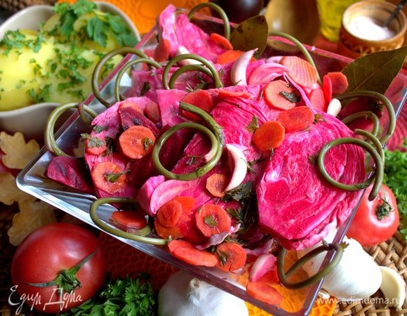 Капуста в свекольном рассоле