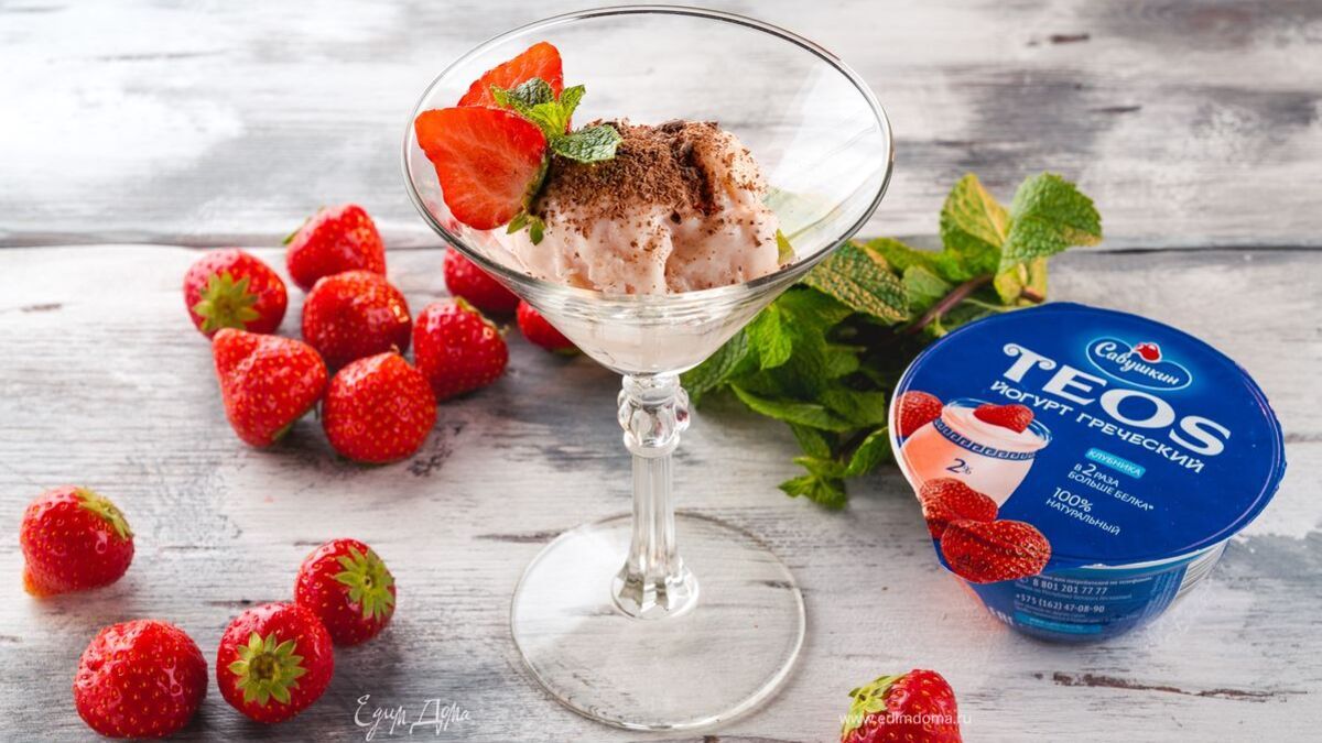 Йогуртовое мороженое с бананами