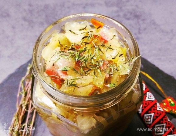 Луковый чатни с беконом и ромом