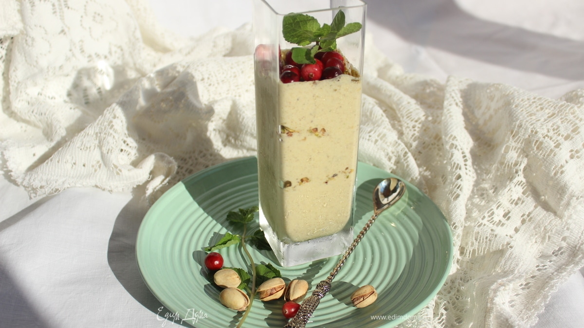 Фисташковое парфе