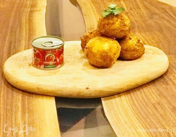 Аранчини с фаршем и томатной пастой Аранчини с фаршем и томатной пастой