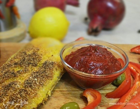 Рыба в кукурузной крупе с соусом Рыба в кукурузной крупе с соусом