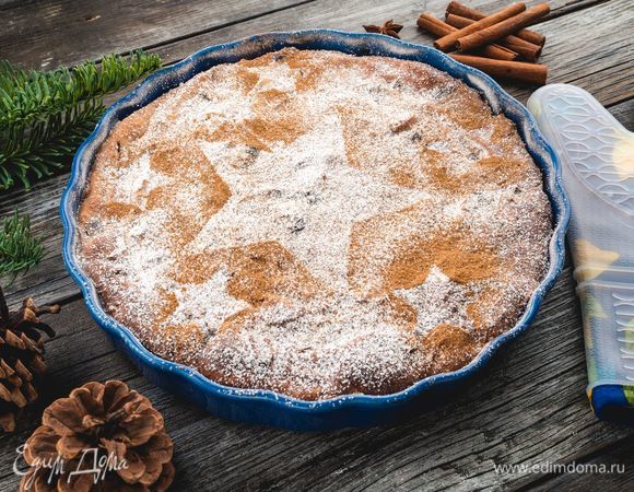 Творожная запеканка с сухофруктами