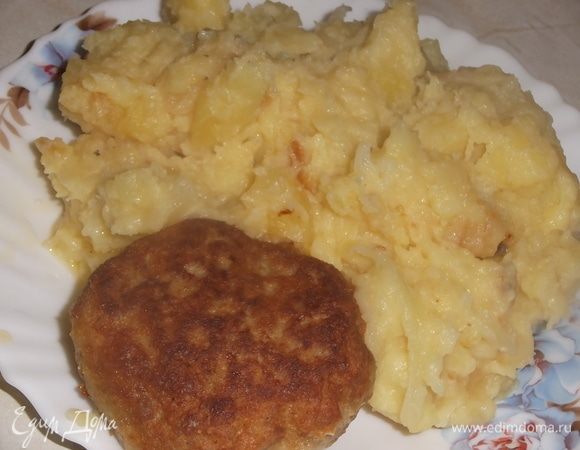 Картофель, томленный  в казане