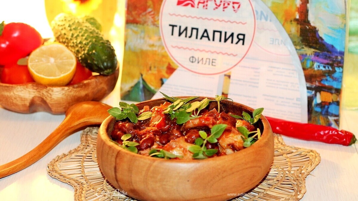 Рагу из рыбы и овощей