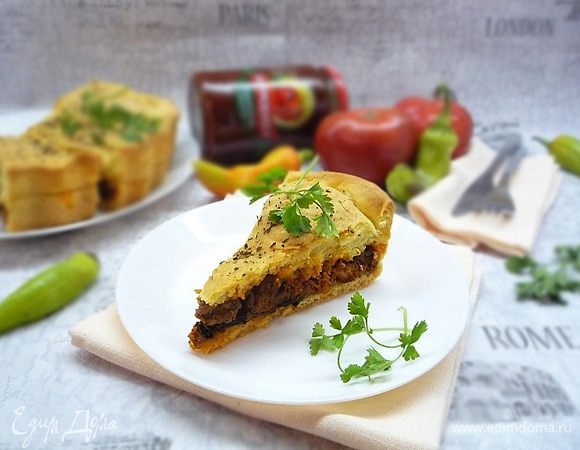Пирог с мясным рагу мурседду Пирог с мясным рагу мурседду