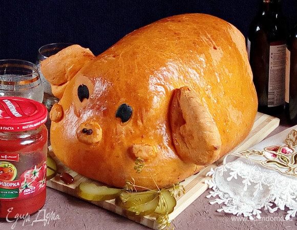 Лазанья с курицей и грибами