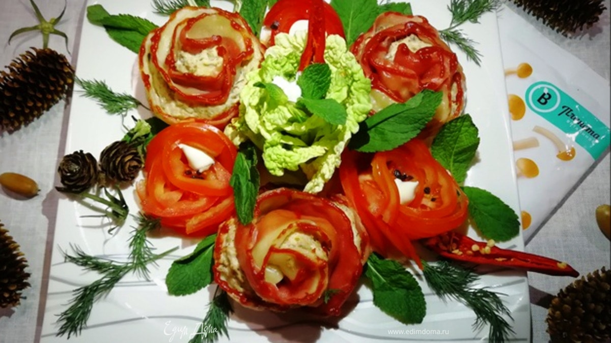 Манты с курицей и опятами