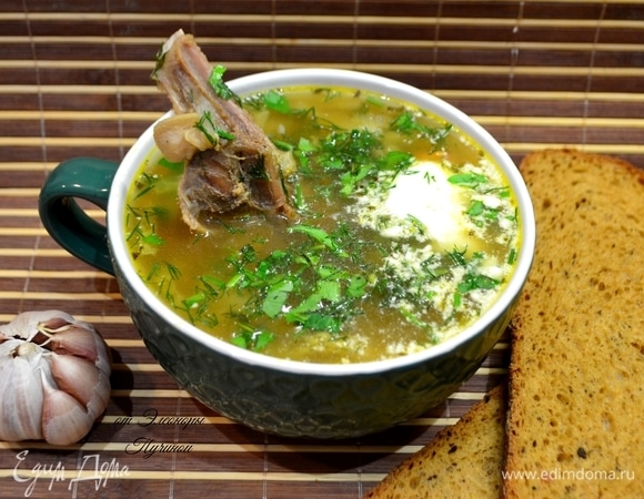Щи с бараниной и сушеными грибами Щи с бараниной и сушеными грибами