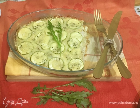 Пирог с курицей и кабачком Пирог с курицей и кабачком