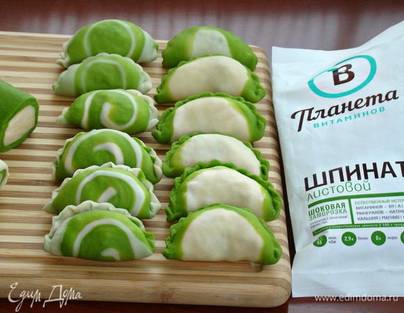 Вареники со шпинатом Вареники со шпинатом
