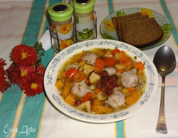 Суп с фрикадельками «Осенний вальс»