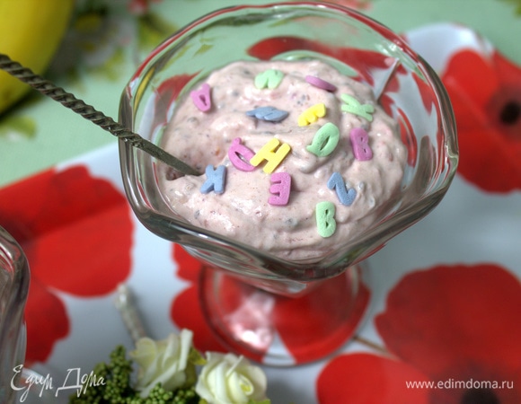 Моментальный десерт с малиной и чиа Моментальный десерт с малиной и чиа