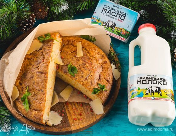 Рыбный пирог с треской и форелью