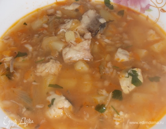 Рассольник с кефалью