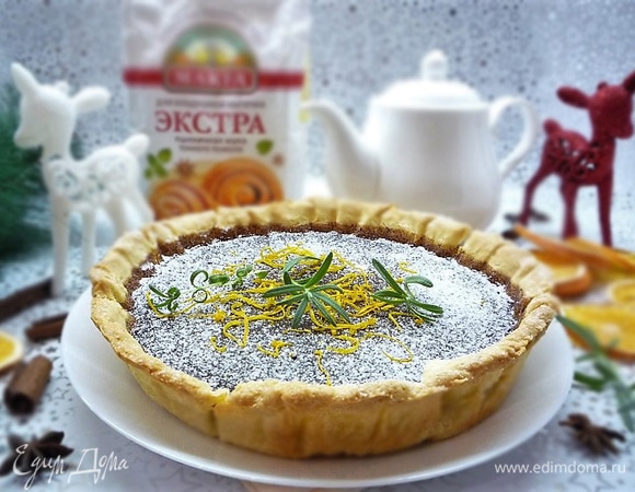 Апельсиново-шоколадный пирог