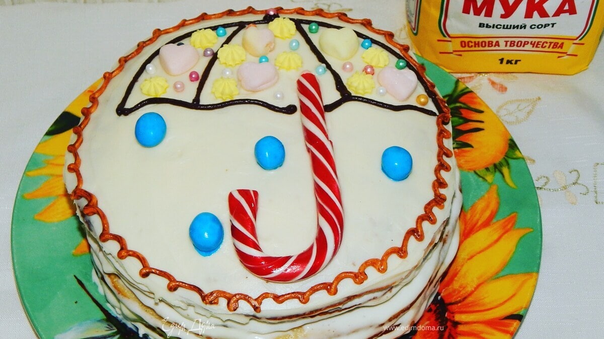 Торт «Молочная девочка»