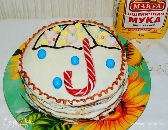 Торт «Молочная девочка»