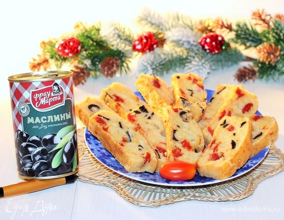 Кекс с маслинами и пармезаном Кекс с маслинами и пармезаном