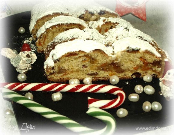 Абрикосовый штоллен Абрикосовый штоллен