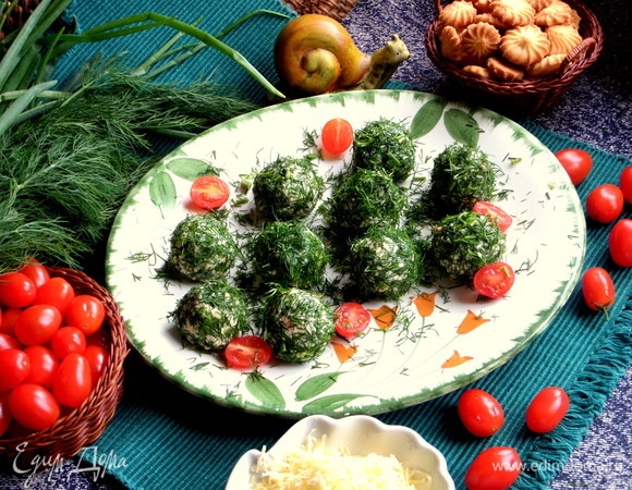 Сырные шарики с копченой рыбой Сырные шарики с копченой рыбой