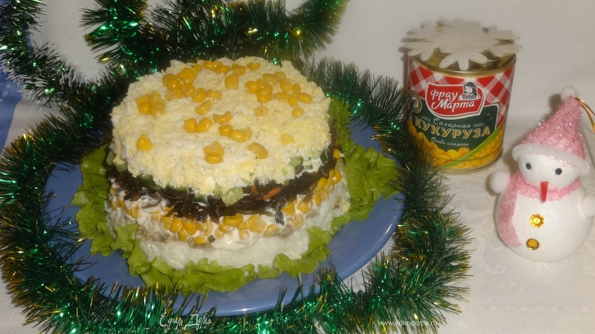 Салат «Морской прибой»