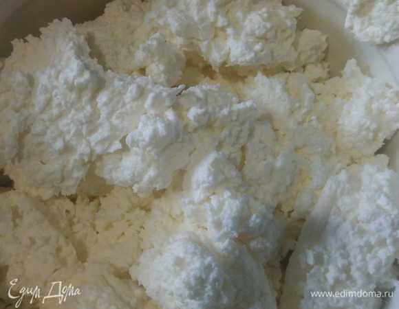 Домашний творог и сметана