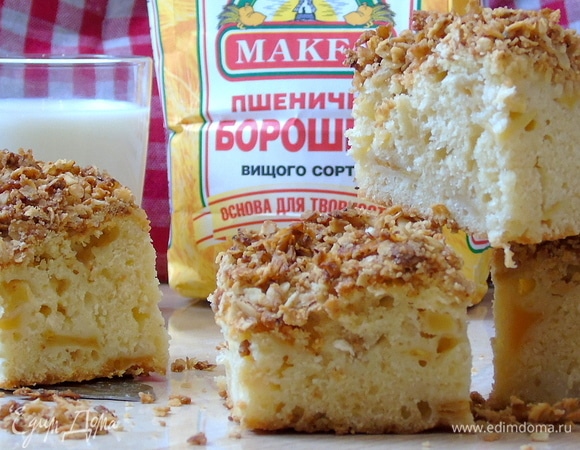 Яблочный пирог с посыпкой