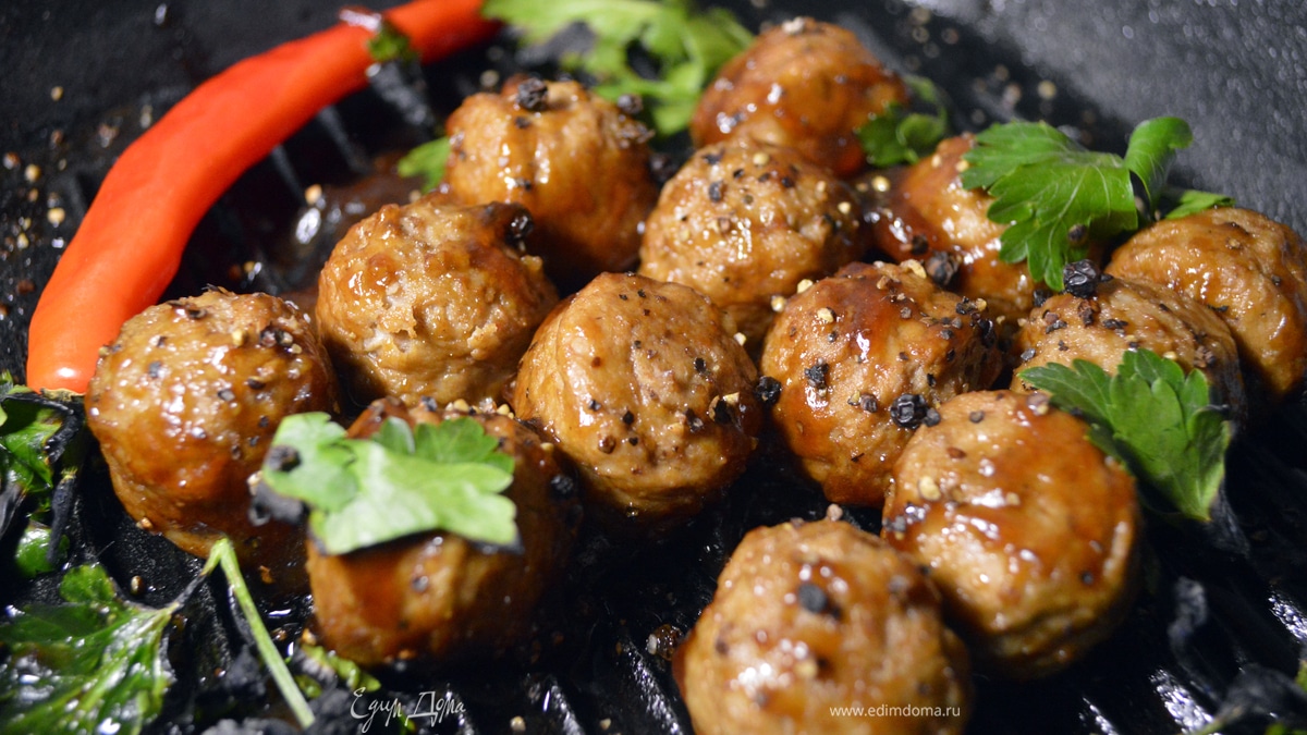 Тефтельки фламбе