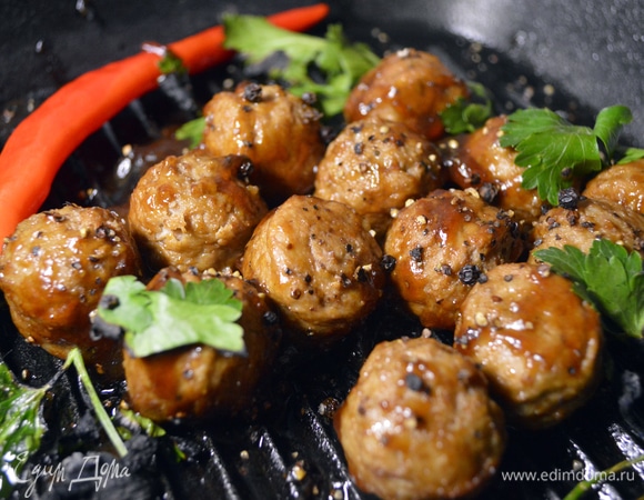 Тефтельки фламбе