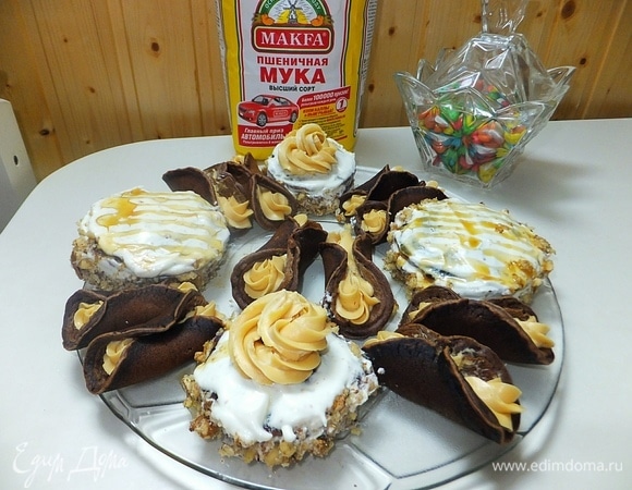 Мини-тортики на сковороде