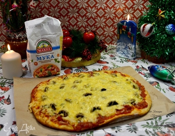 Пицца с грибами