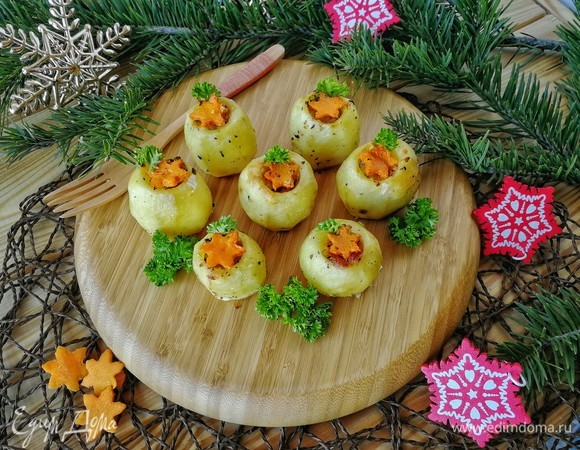 Запеченный картофель с начинкой Запеченный картофель с начинкой